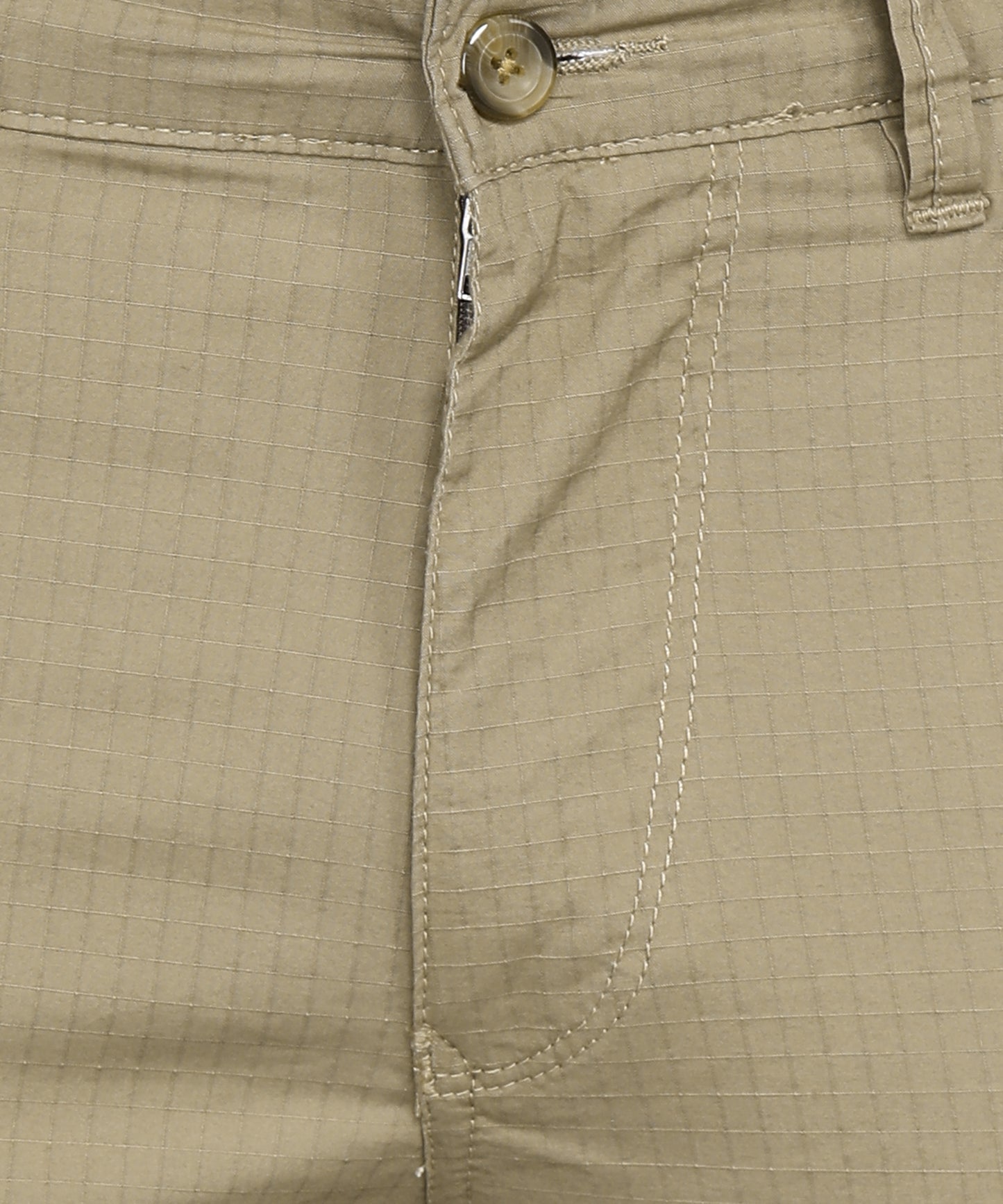 eSiddhi Men Heathered Grey Solid Slim Fit Chinos for Men