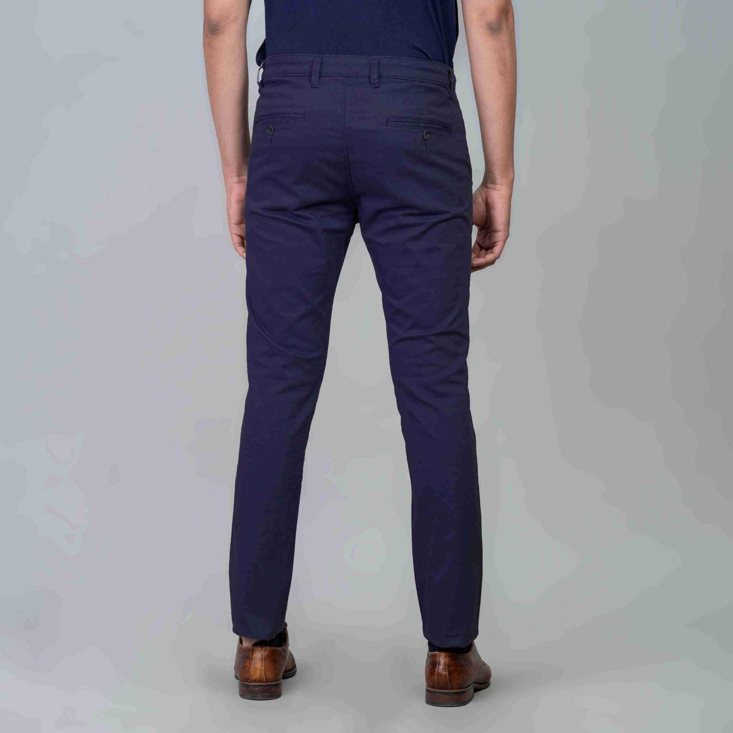 Casual Cotton Pants for Men blue