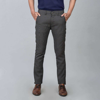 casual cotton pants for men - Brown