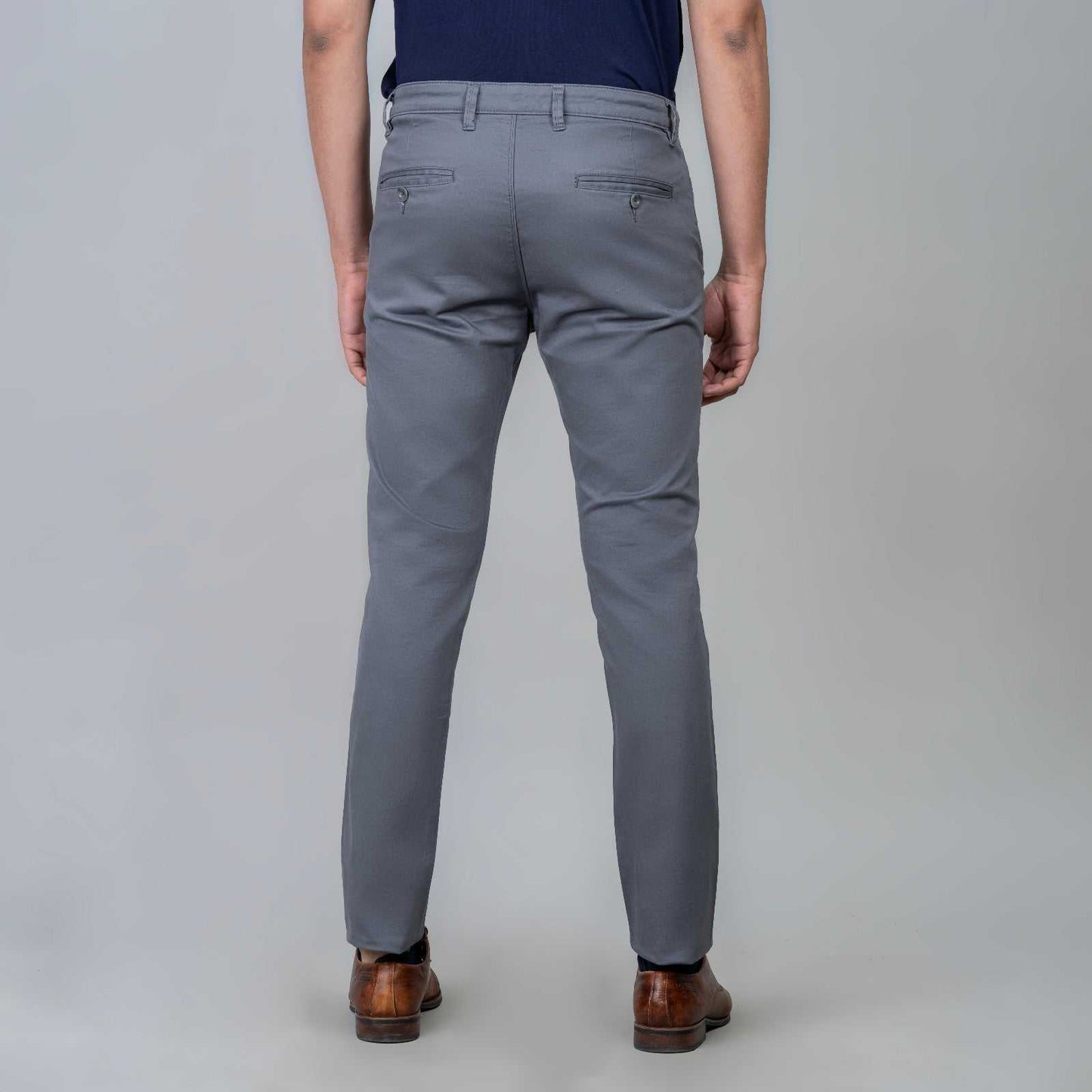 Casual Cotton Pants for Men Grey