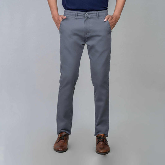 Casual Cotton Pants for Men Grey