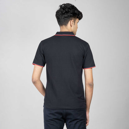 Polo T-shirt with Pocket - Black, Red, Blue