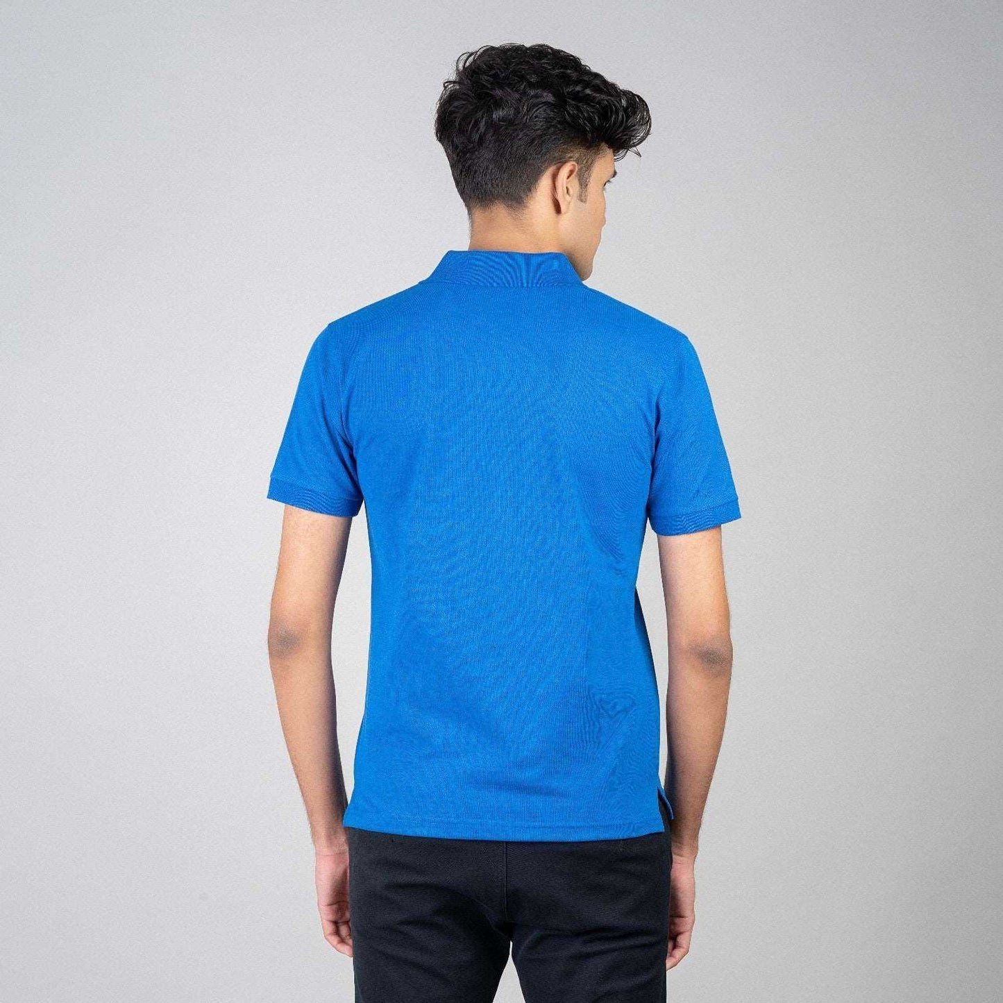 Polo T-shirt with Pocket - Navy Blue