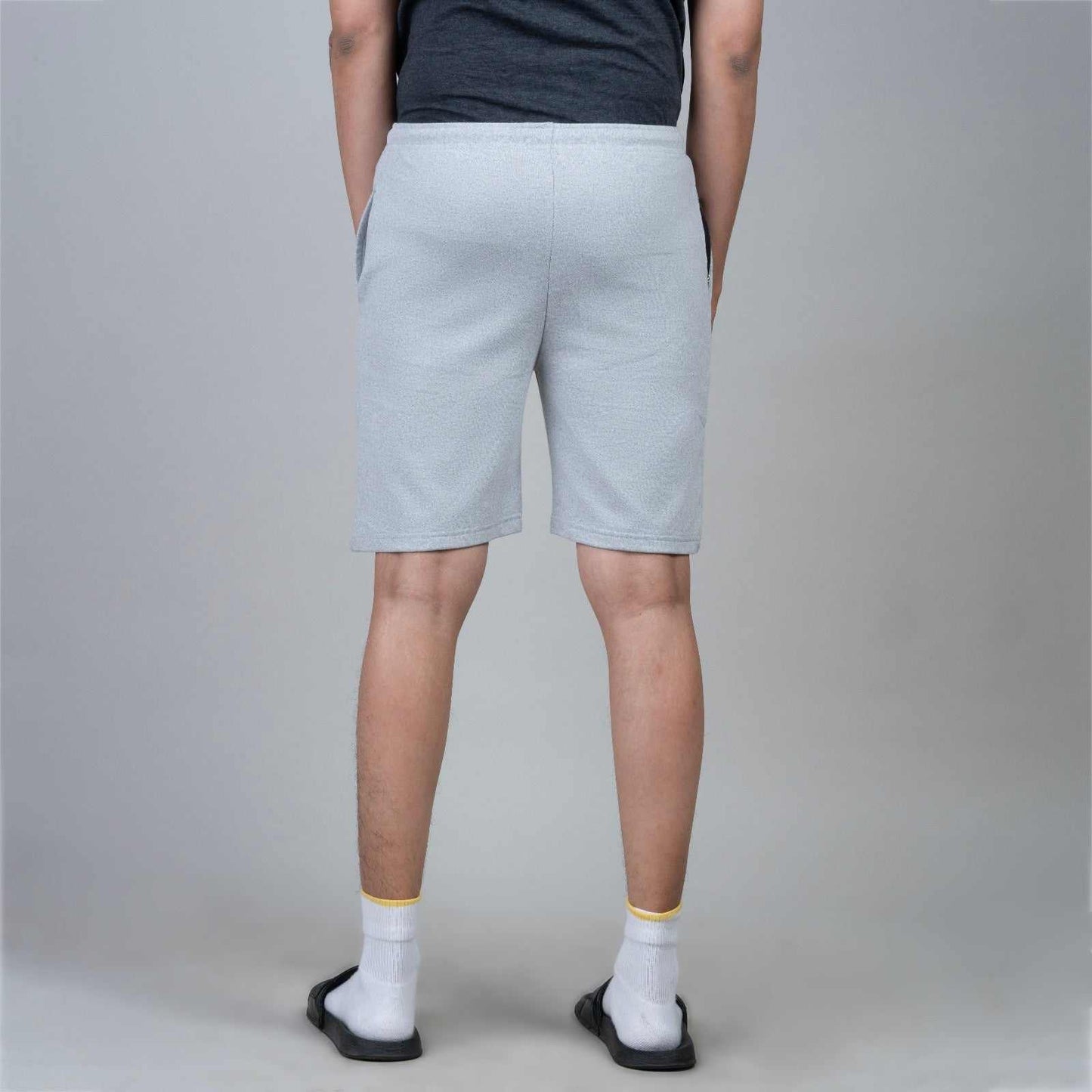 Men cotton shorts - Ash