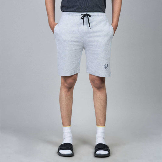 Men cotton shorts - Light Grey