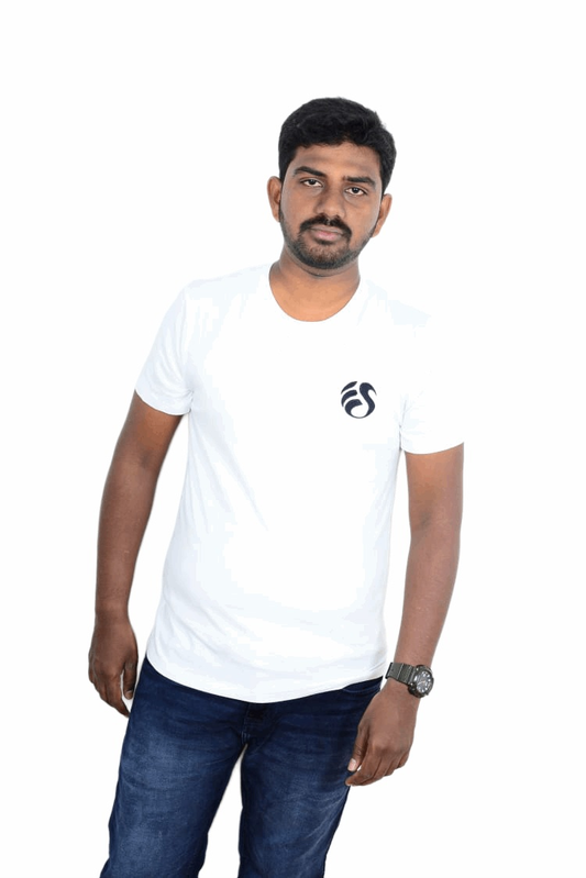 Unisex T-Shirt with Logo Embroidery