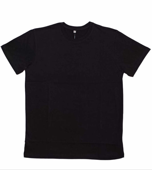 Plain Unisex Black T-shirt