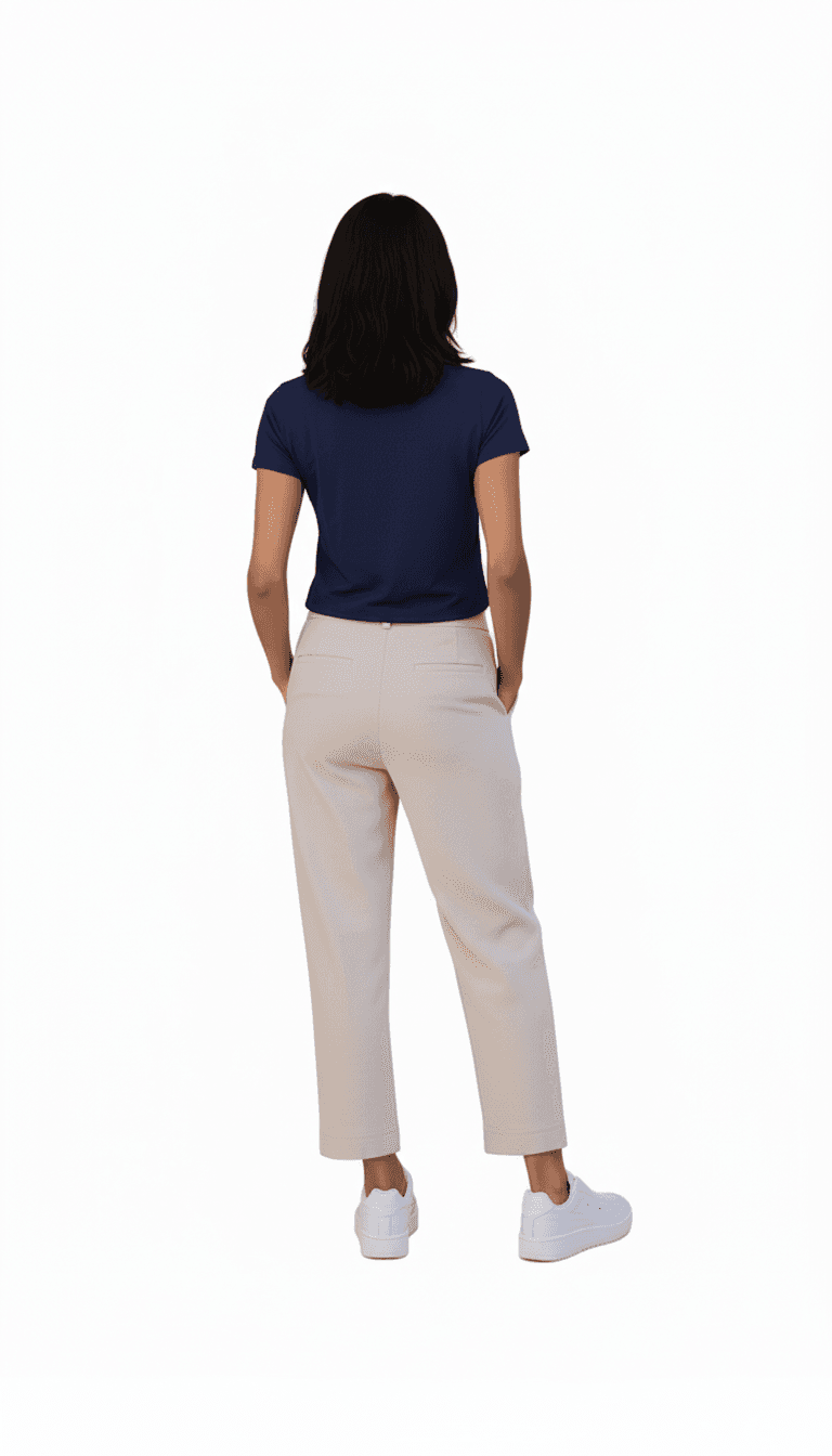 Plain Knot Top - Navy Blue