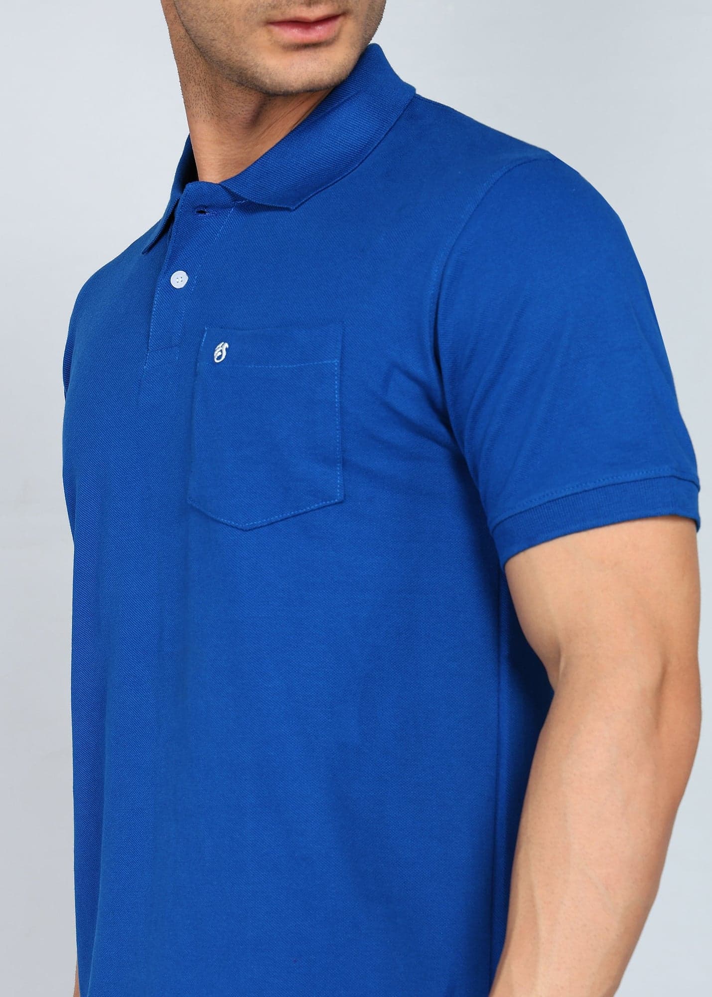 eSiddhi Premium Royal Blue Polo T-Shirt