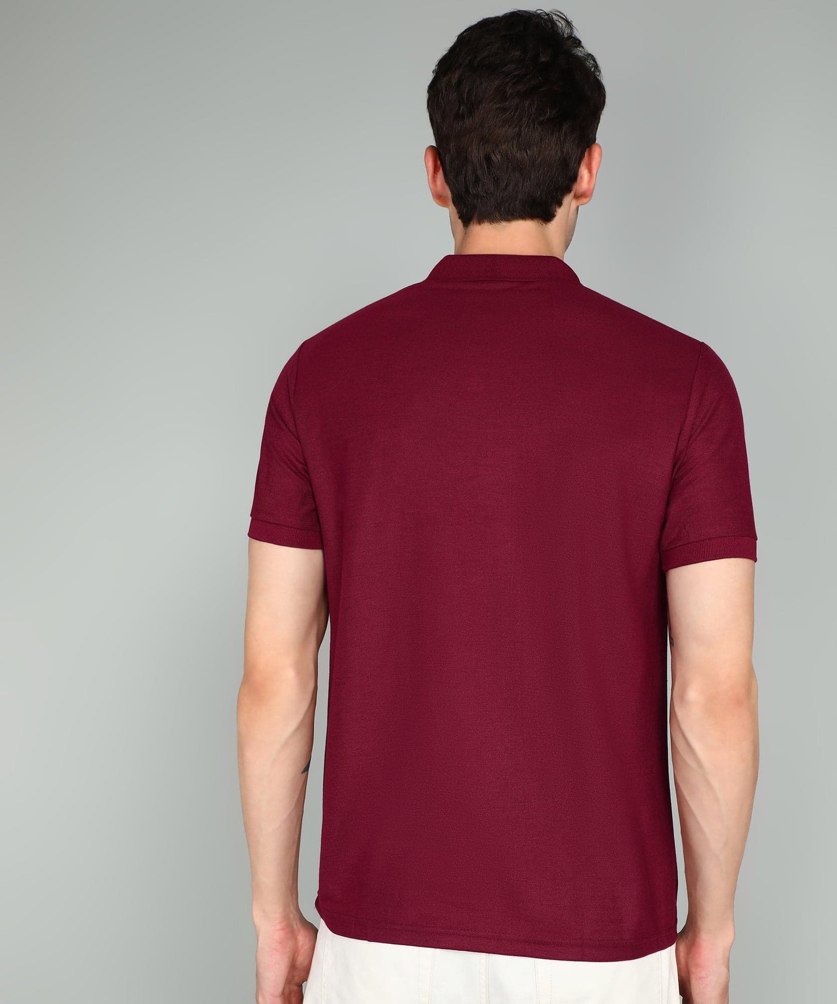 eSiddhi Classic Maroon Polo T-Shirt