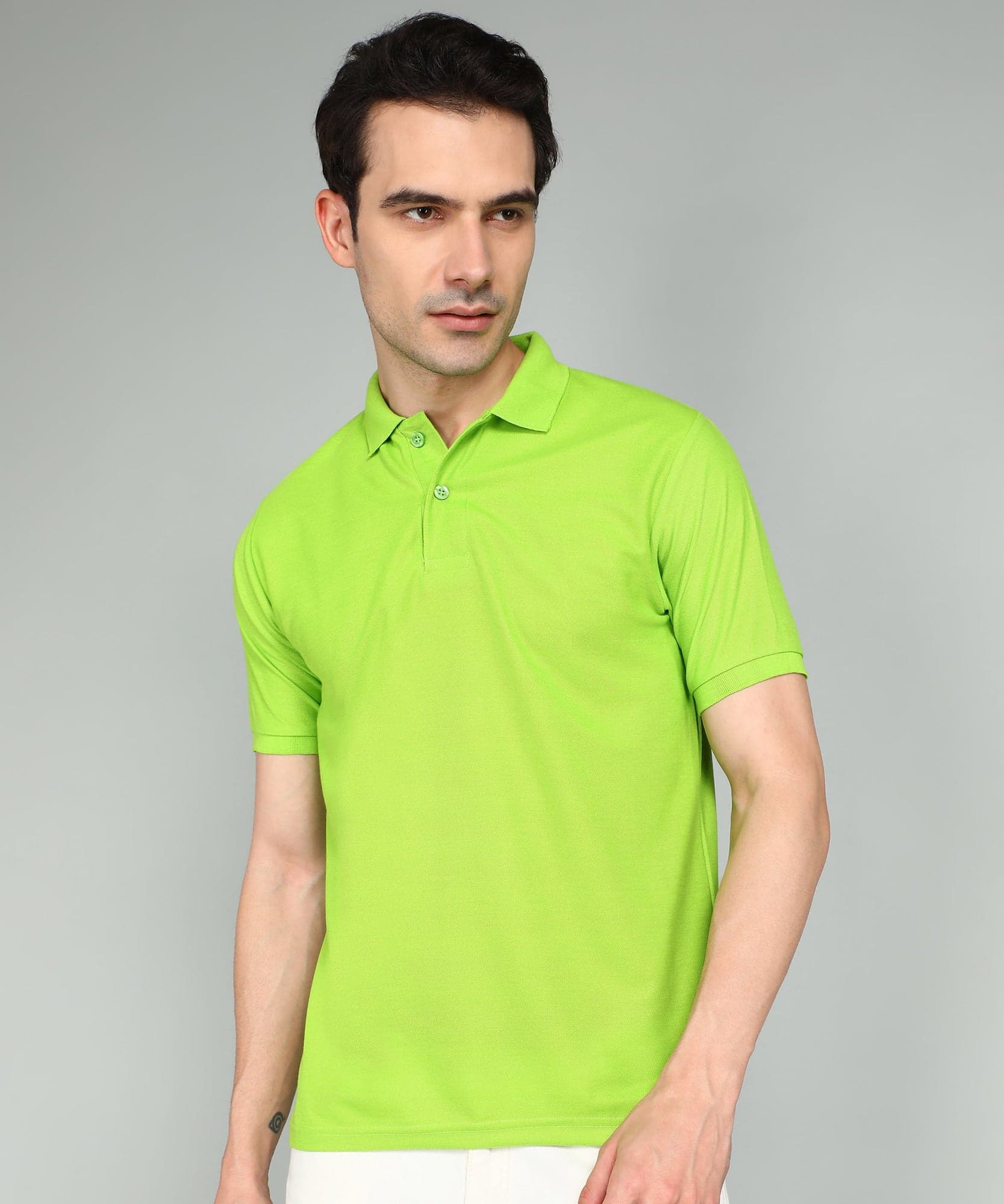 eSiddhi Classic Mystic Green Polo T-Shirt