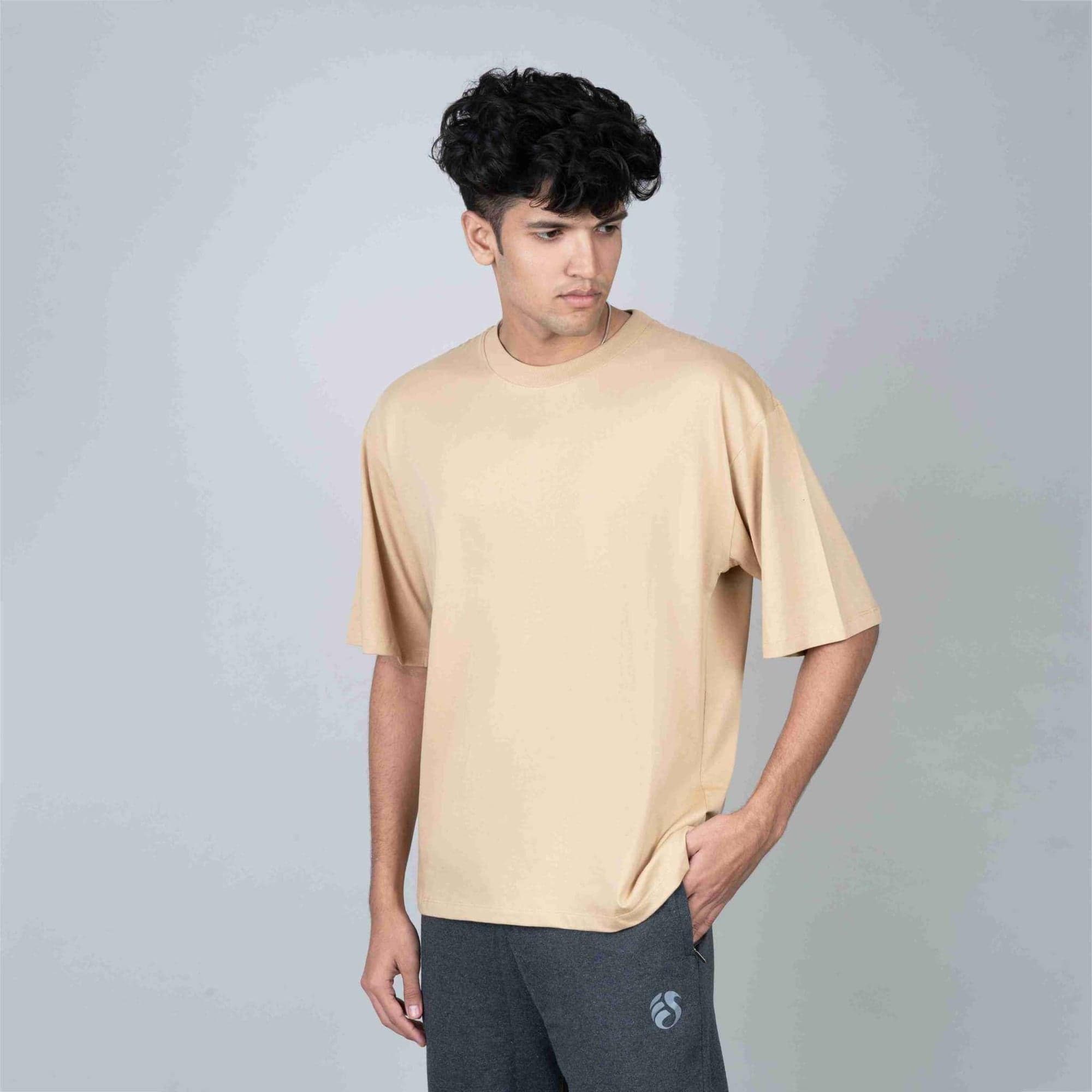 Oversized Round Neck T-Shirt - Tupe