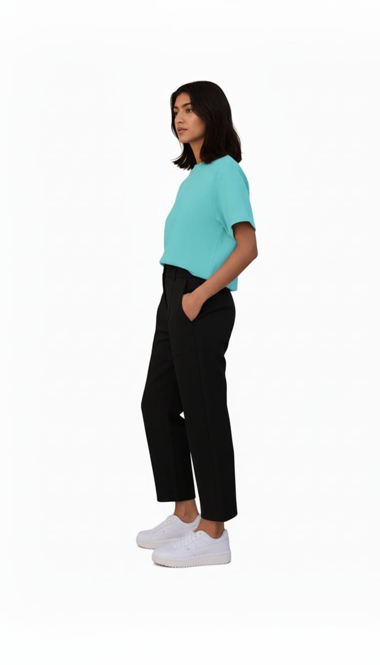 Plain Crop Top - Mint