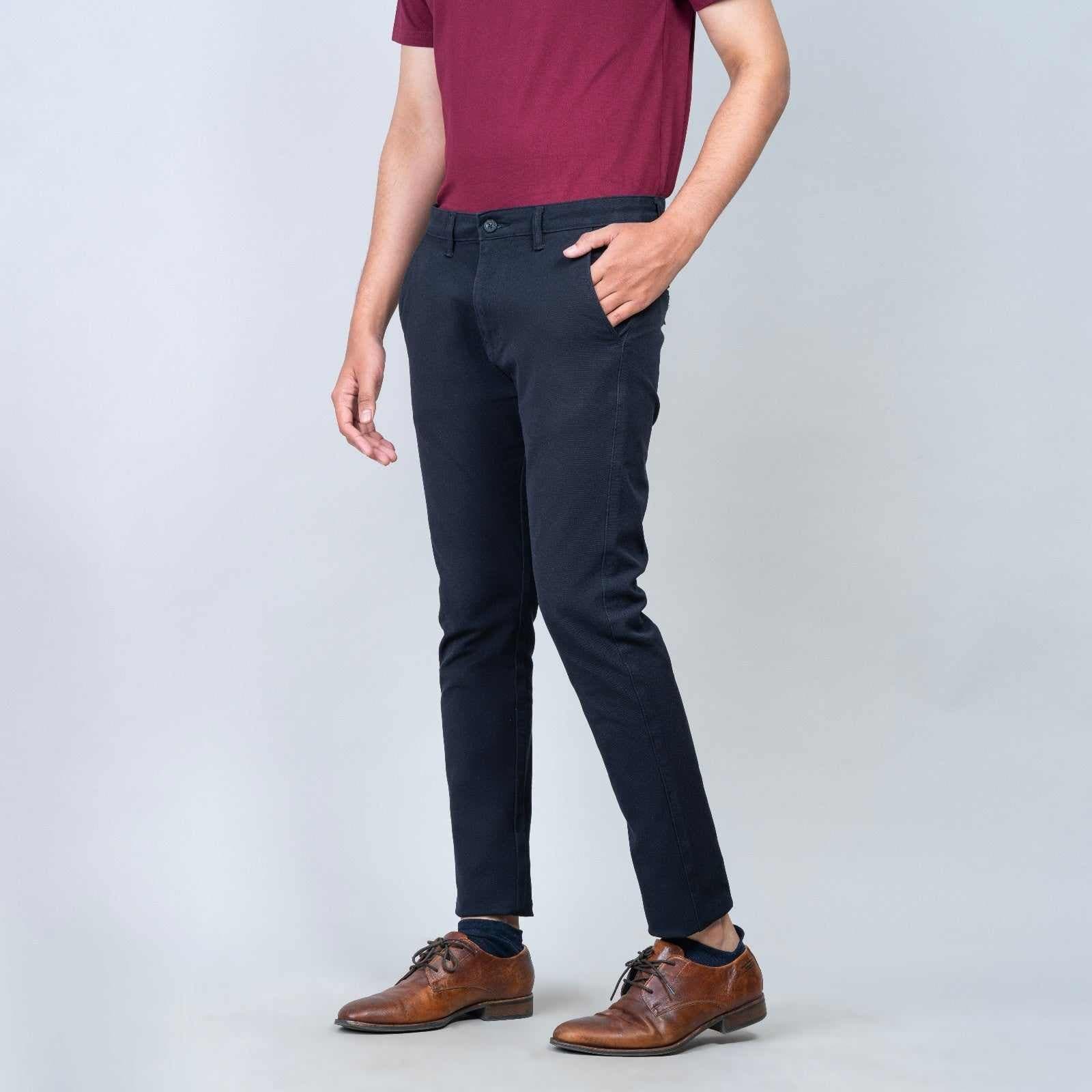 Casual Cotton Pants for Men Black