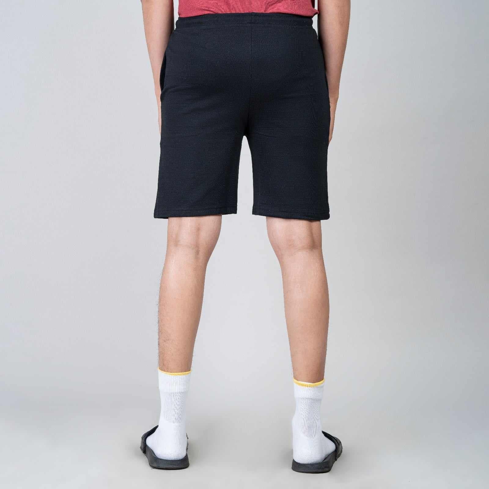 Men cotton shorts - Black