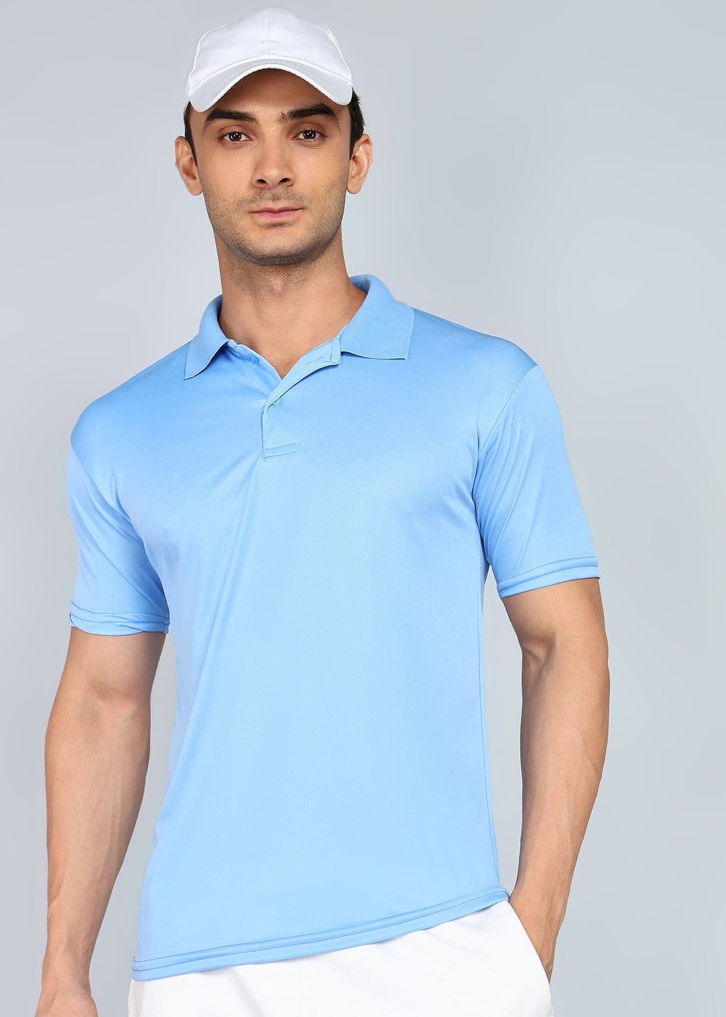 eSiddhi Basic Firozi Polo T-Shirt