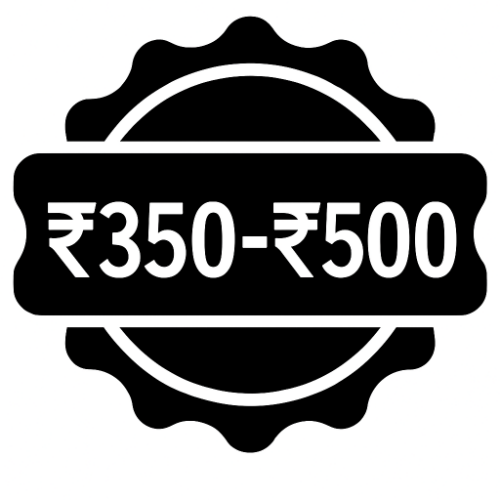 ₹350 to ₹500