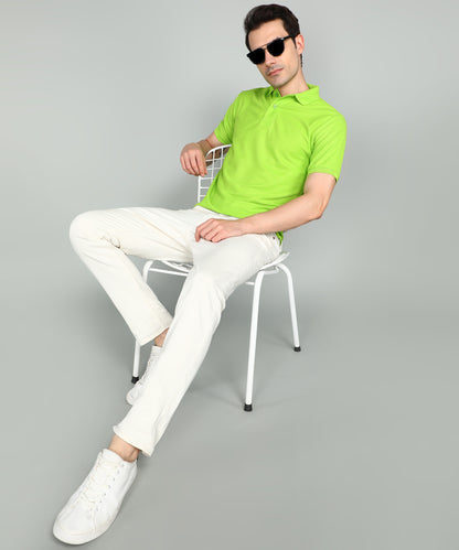 eSiddhi Classic Mystic Green Polo T-Shirt
