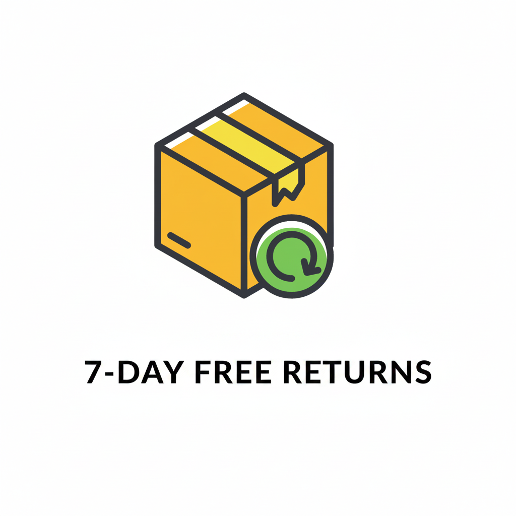 7-day free returns — hassle-free exchanges and refunds