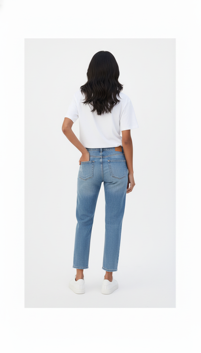 Plain Crop Top - White