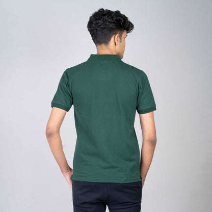Polo T-shirt with Pocket - Green