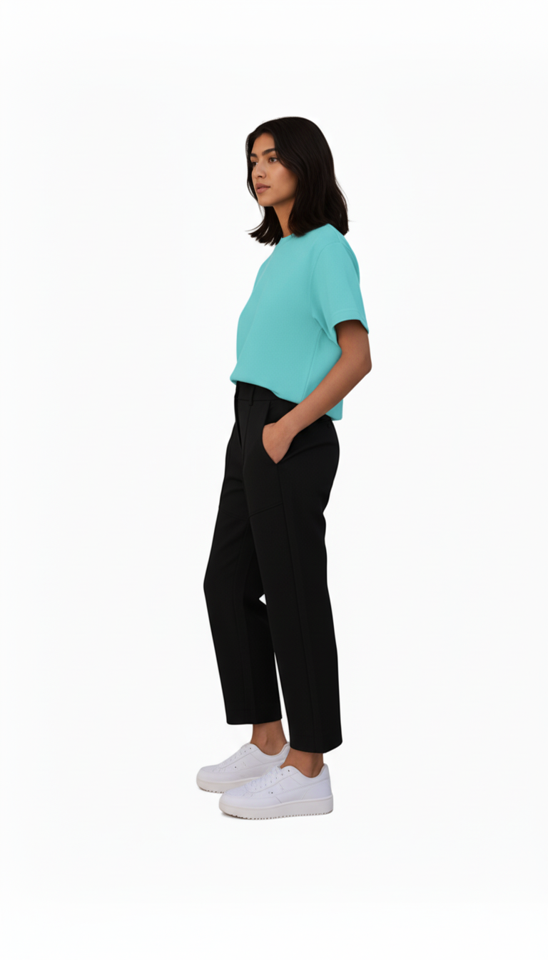 Plain Crop Top - Mint