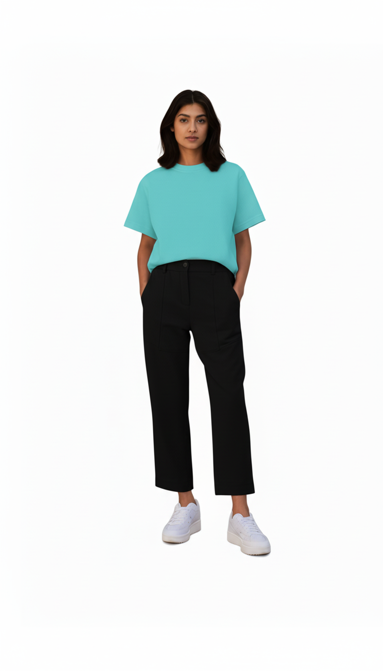 Plain Crop Top - Mint