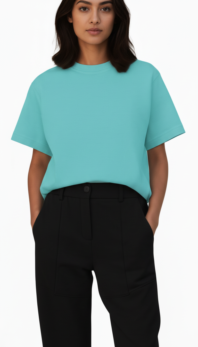 Plain Crop Top - Mint