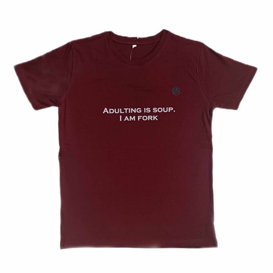 Adulting is soup' Printed T-shirt