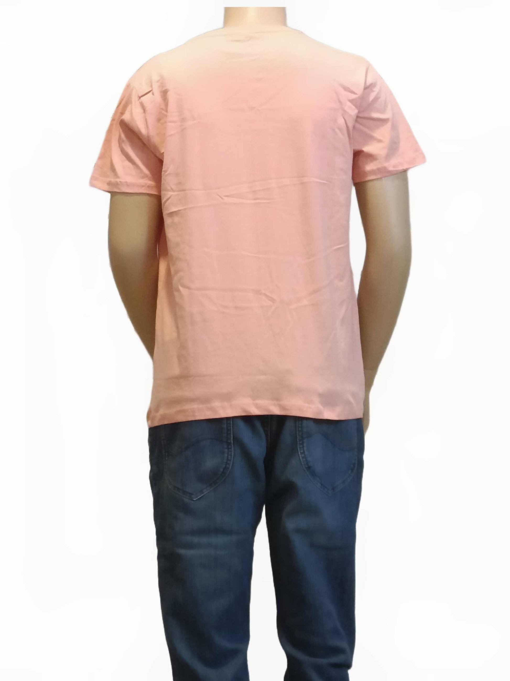 Cotton Slim Round Neck T-Shirt - sunset - Bangalore Print